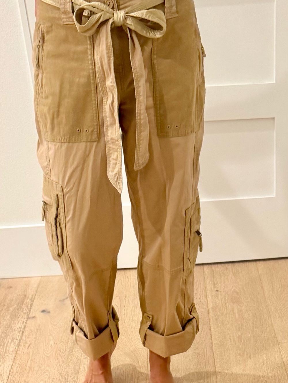 Abercrombie & Fitch Khaki Utility Pants with Belt - Picture 8 of 9